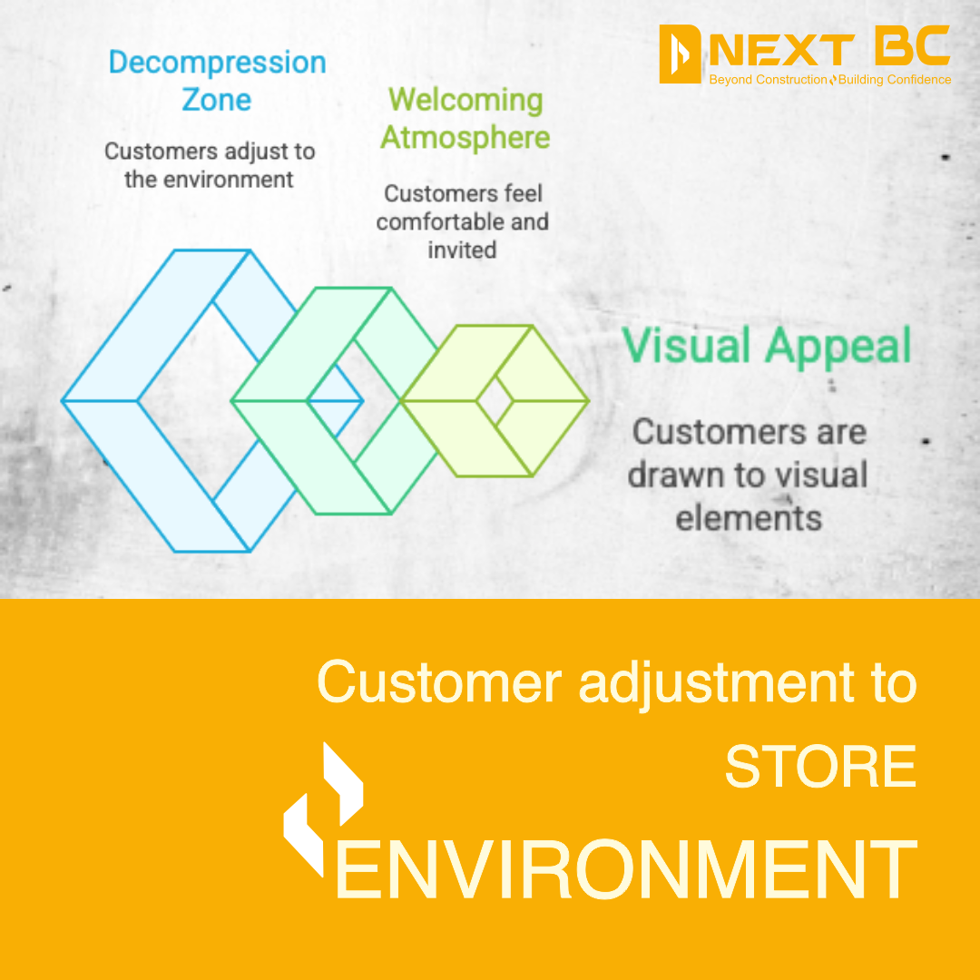 Liquor store interior hierarchy pyramid graphic